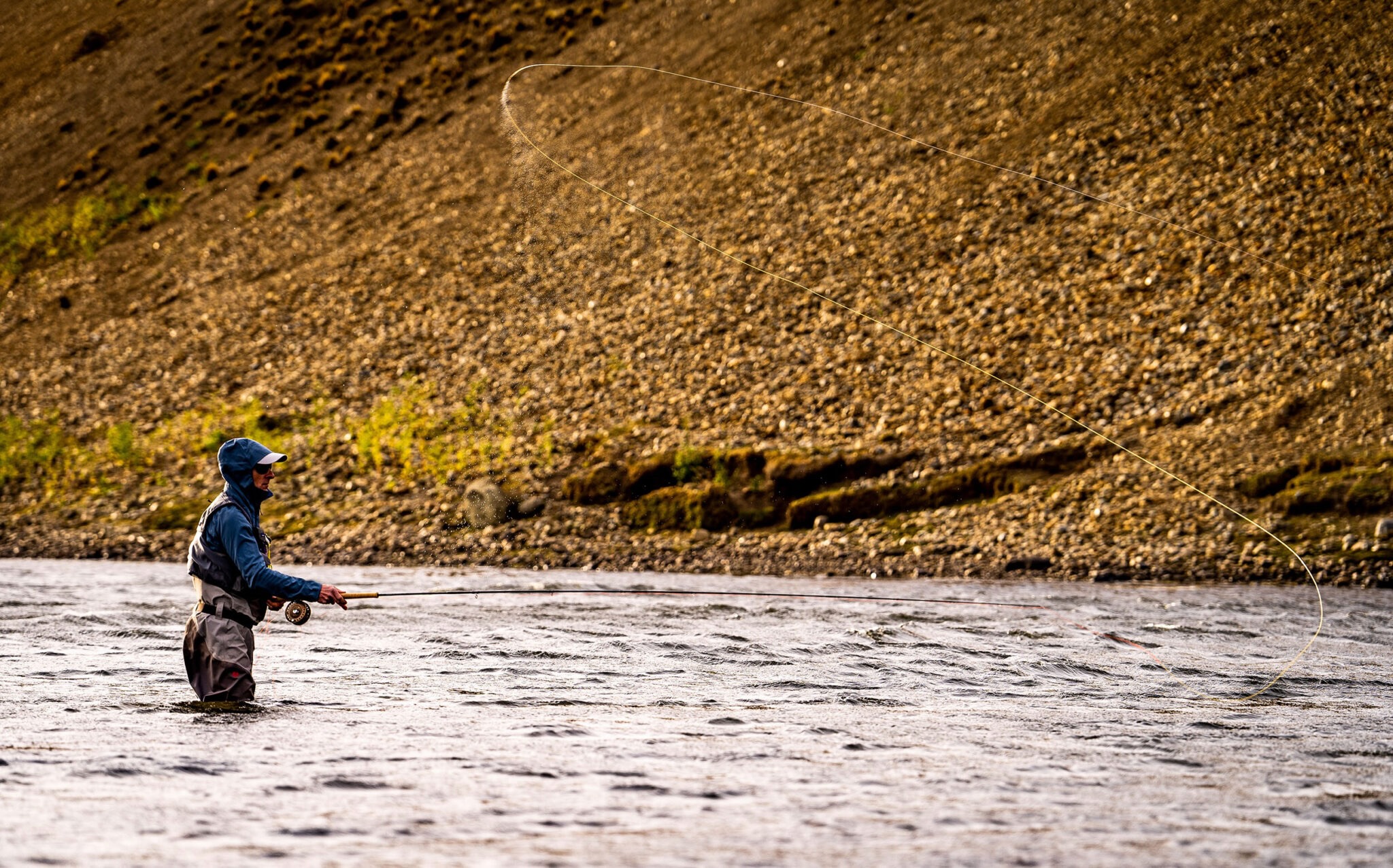 Spey rods in the 7-8 weight, 12-13 foot range, and the tools of the trade on the Rio Gallegos